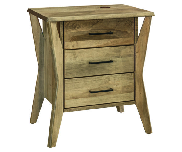 West Newton 3 Drawer Nightstand
