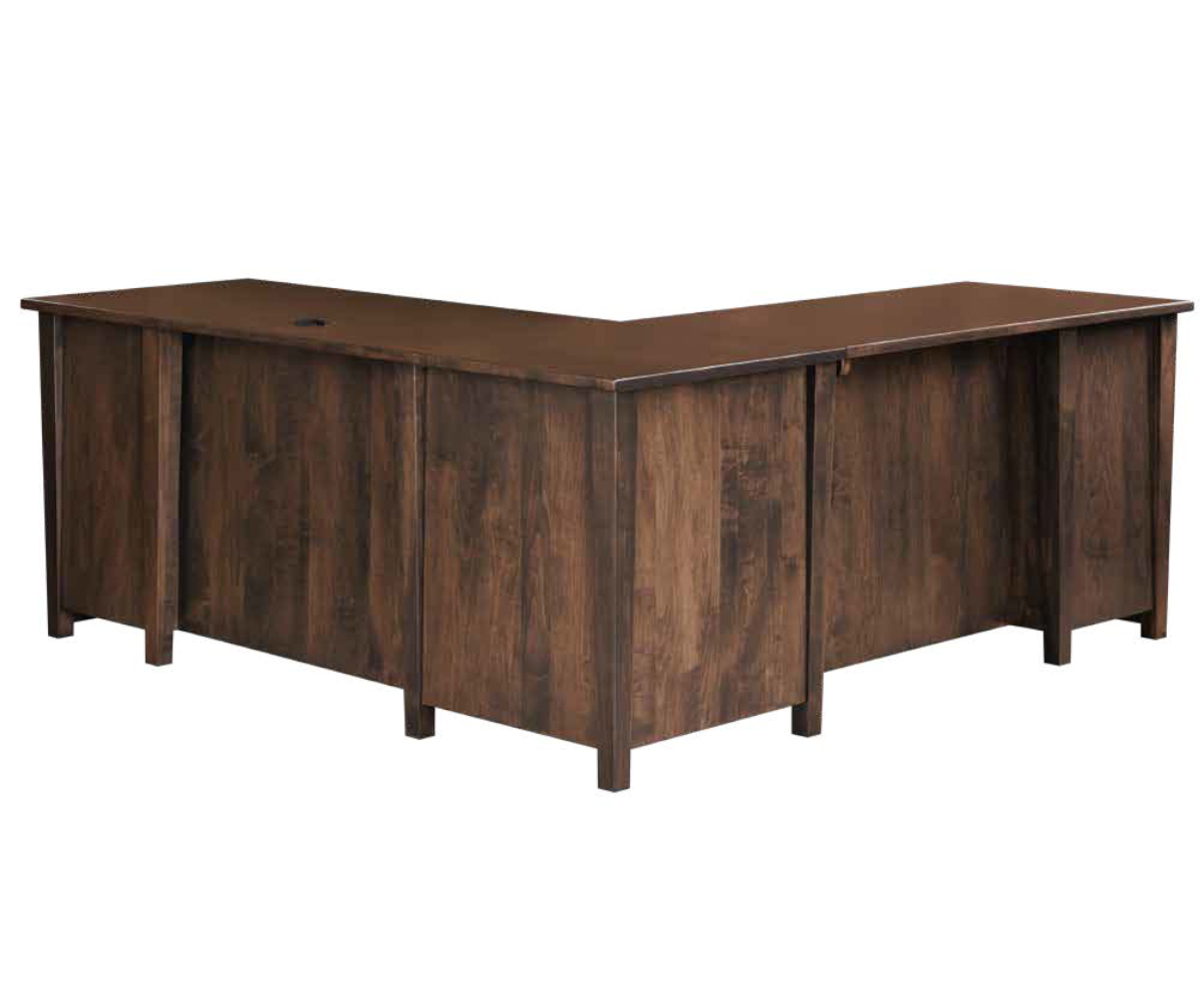 Woodland Shaker L-Desk With Hutch - Image 2