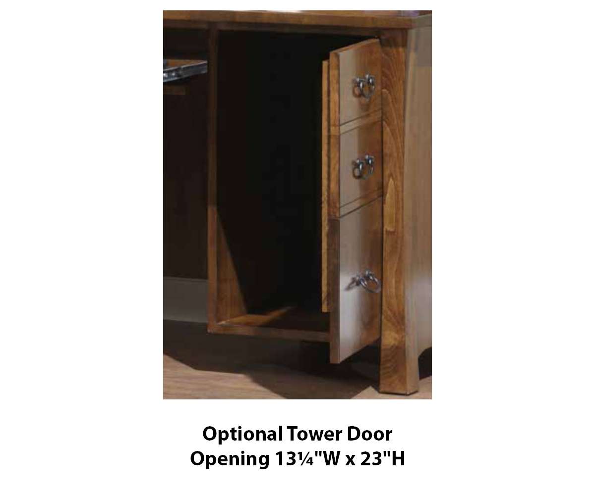 Prairie Mission L Desk With Hutch - Image 6