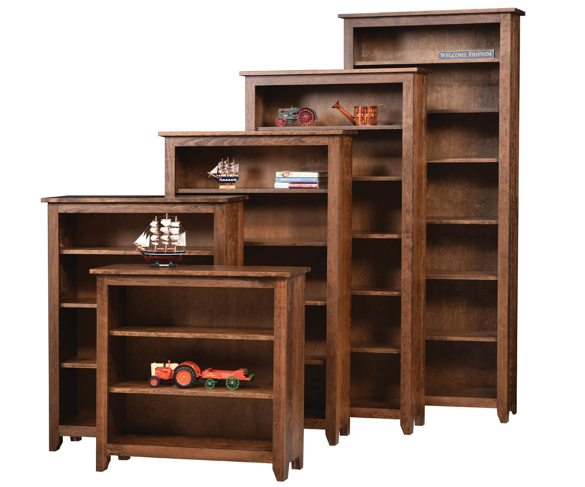 Modern Mission Open Bookcase - 84" - Image 2
