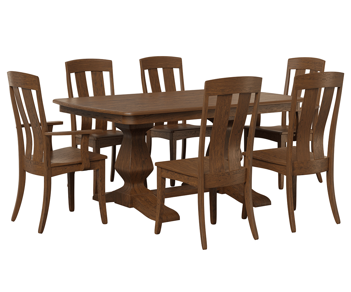 Cheyenne Double Pedestal Table - Image 2