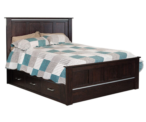 Medina Bed With Storage Rail