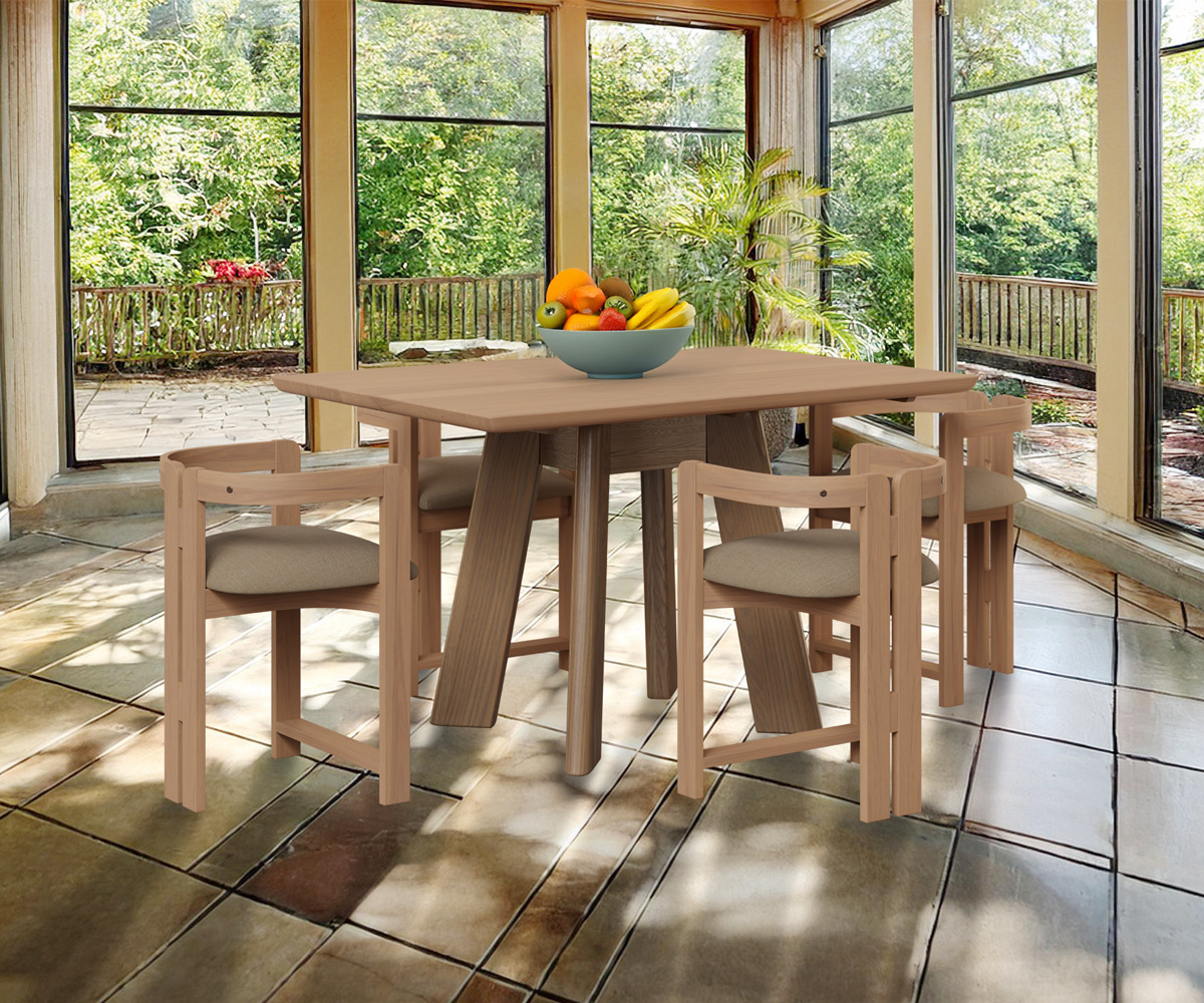 Plateau Bar Chair With Fabric Seat & Back - Image 2