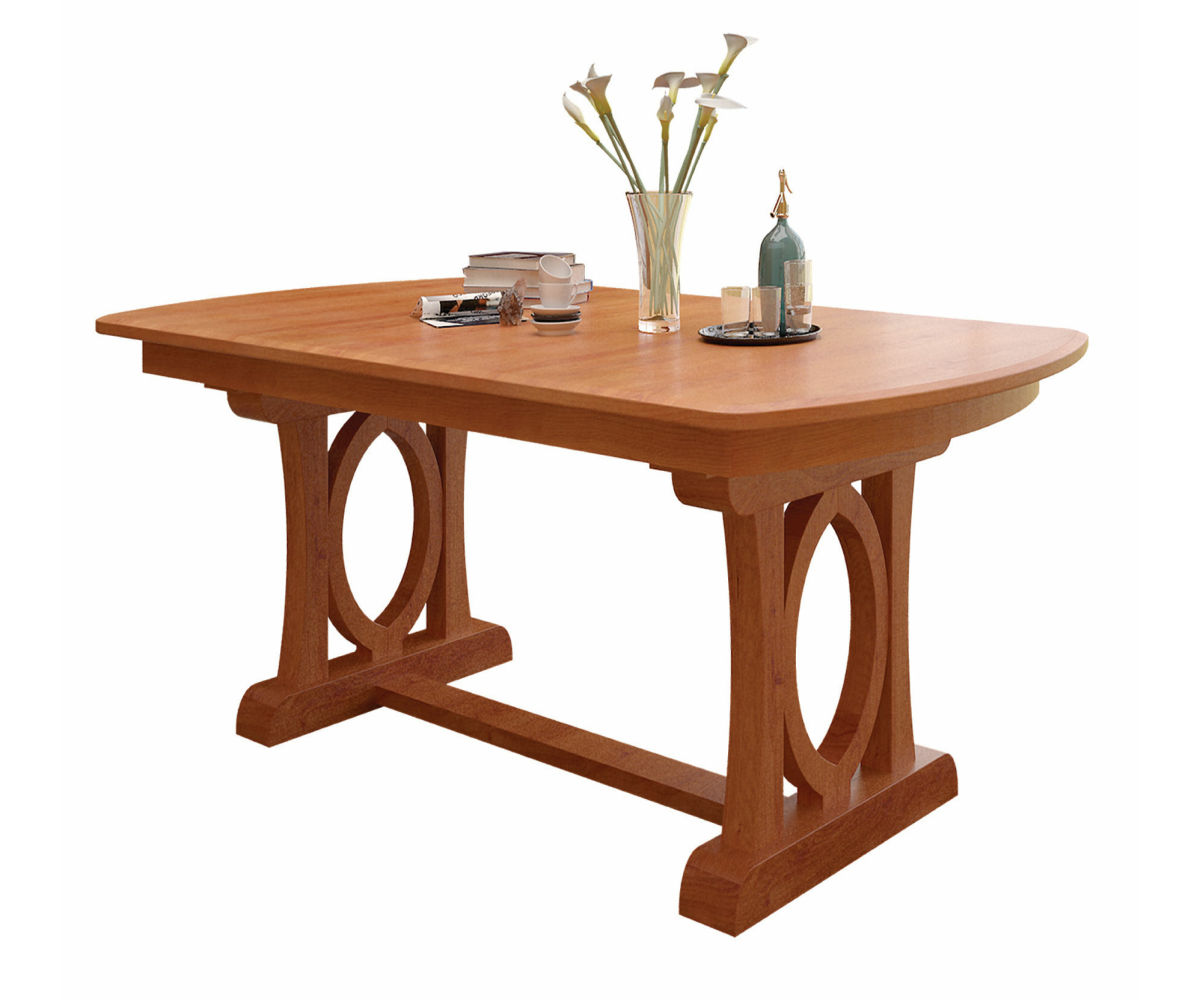 Empire Double Pedestal Table