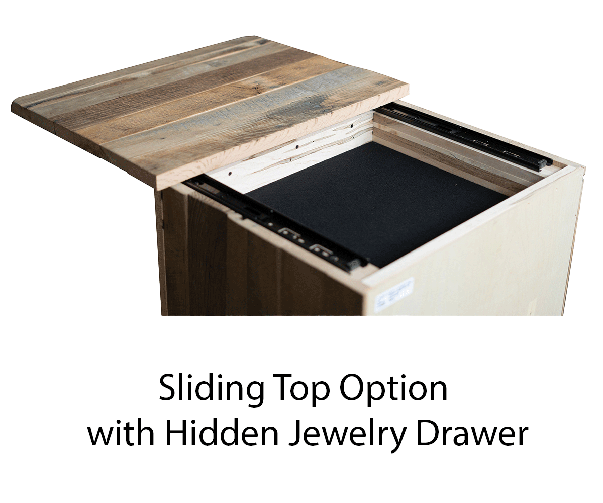 Barn Floor Small 1 Drawer Nightstand - Image 3