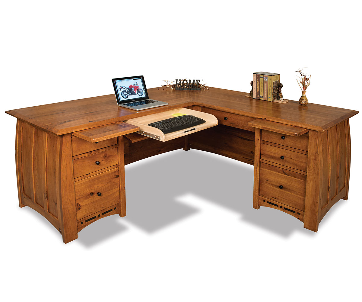 Boulder Creek L Desk - 78"W
