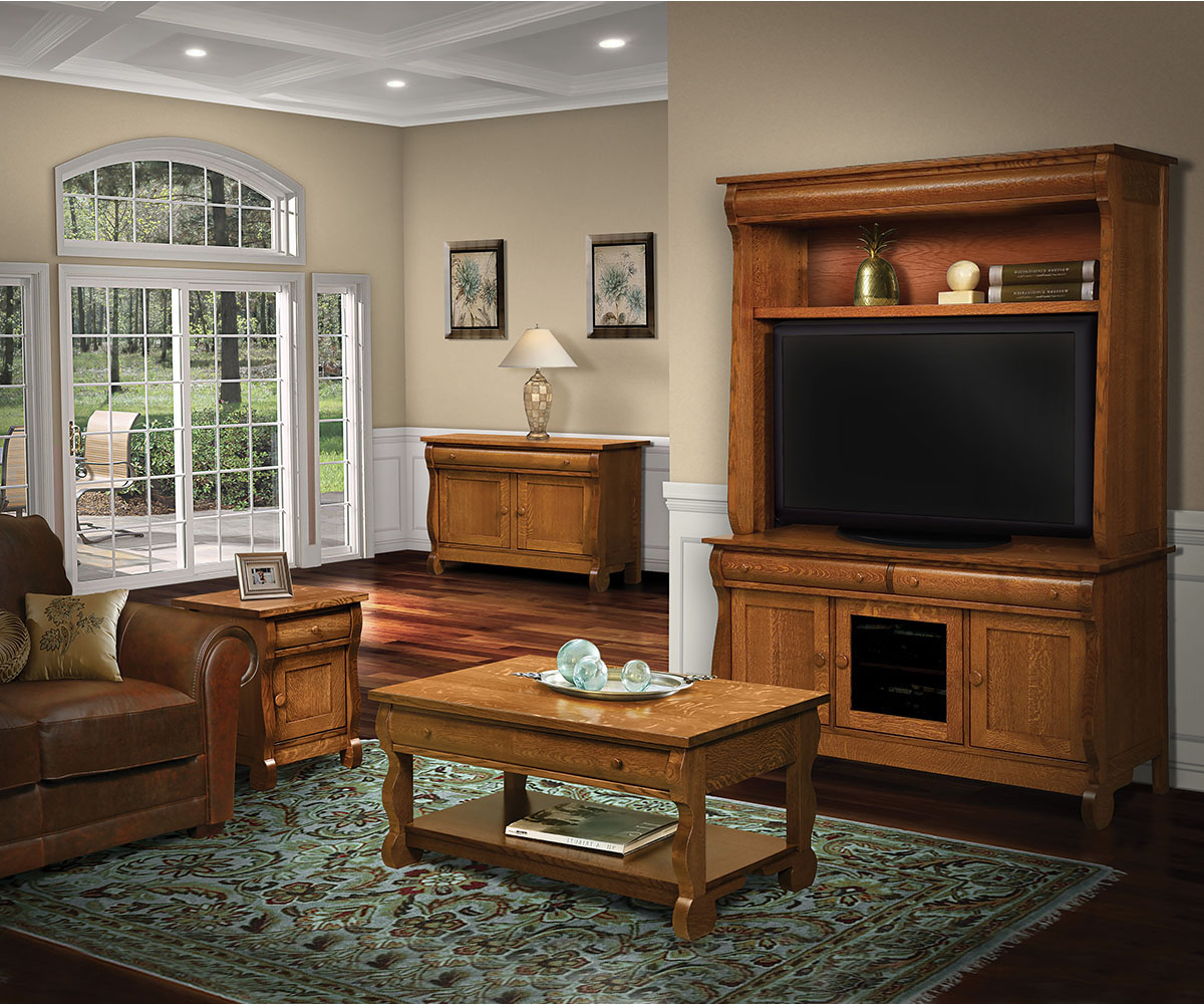 Old Classic Enclosed Sofa Table - Image 2