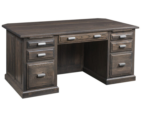 Executive Desk With Raised Panel Back