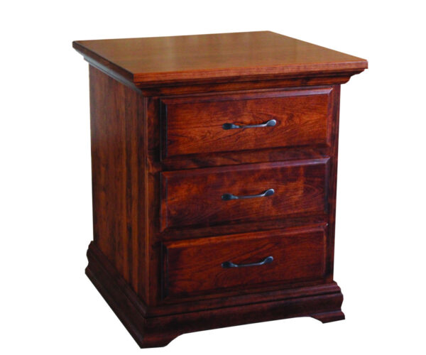 Hidden Treasures 3 Drawer Nightstand