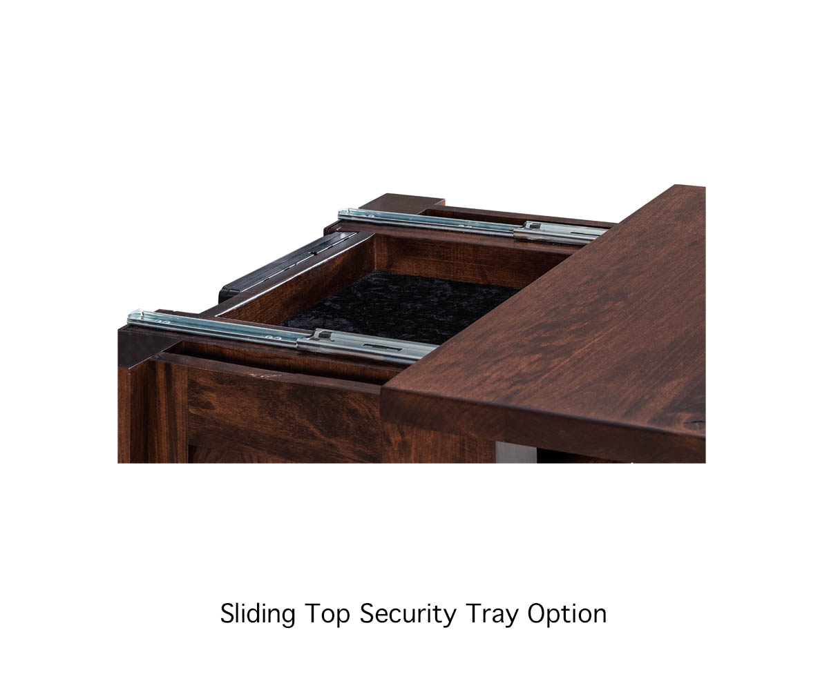 Shaker 3 Drawer Open Top Nightstand - Image 2