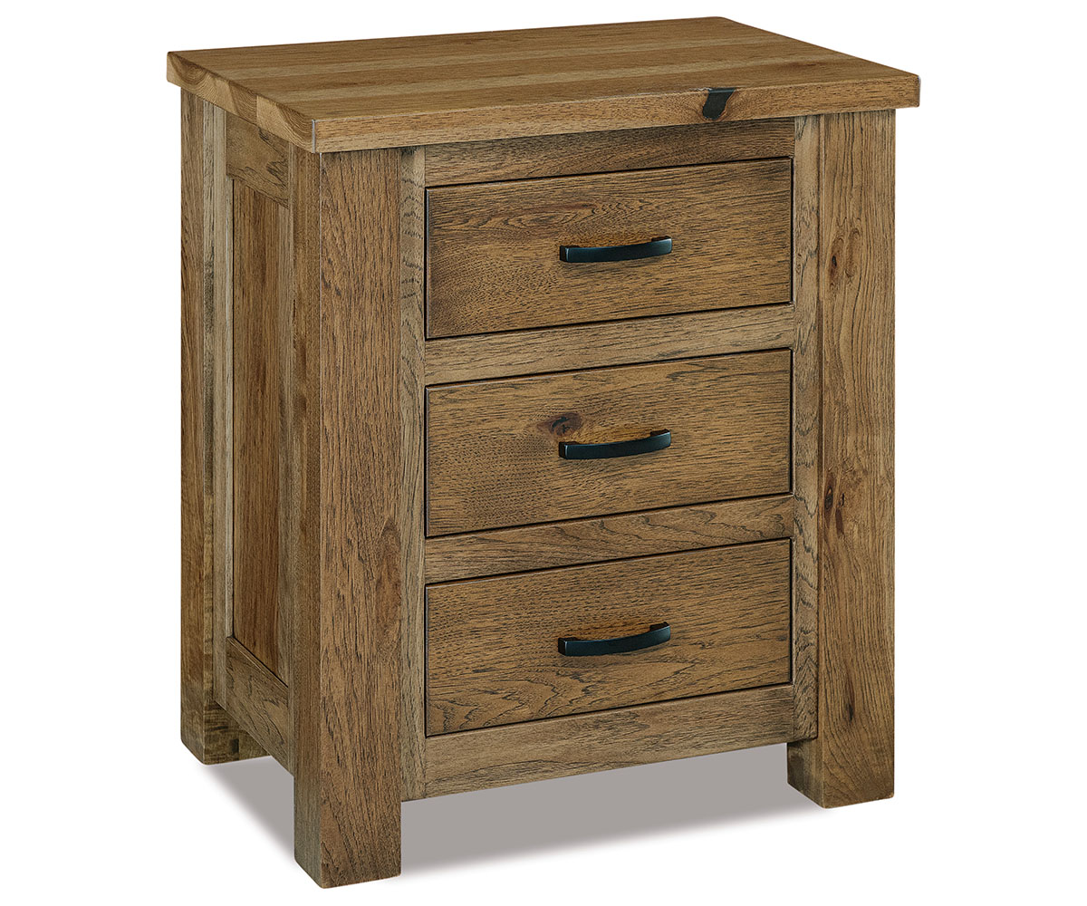 Cottage 3 Drawer Nightstand