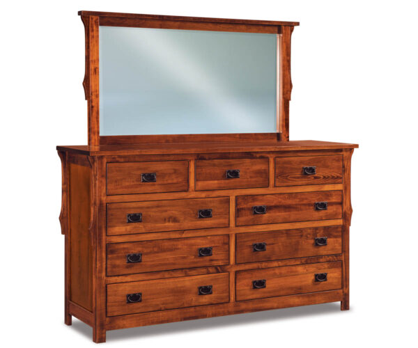 Stick Mission 9 Drawer Dresser - 73"W