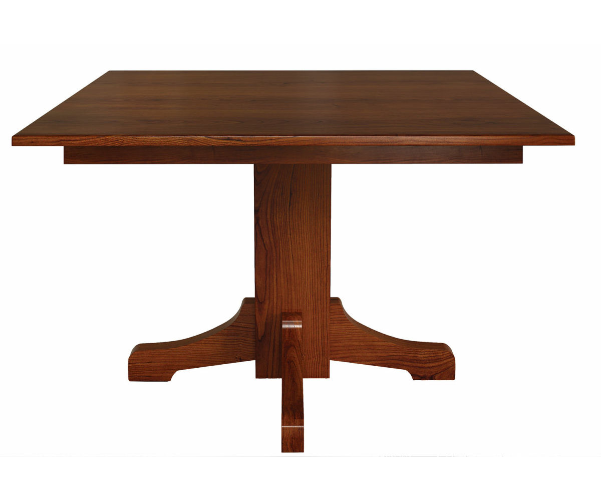 Mission Single Pedestal Table