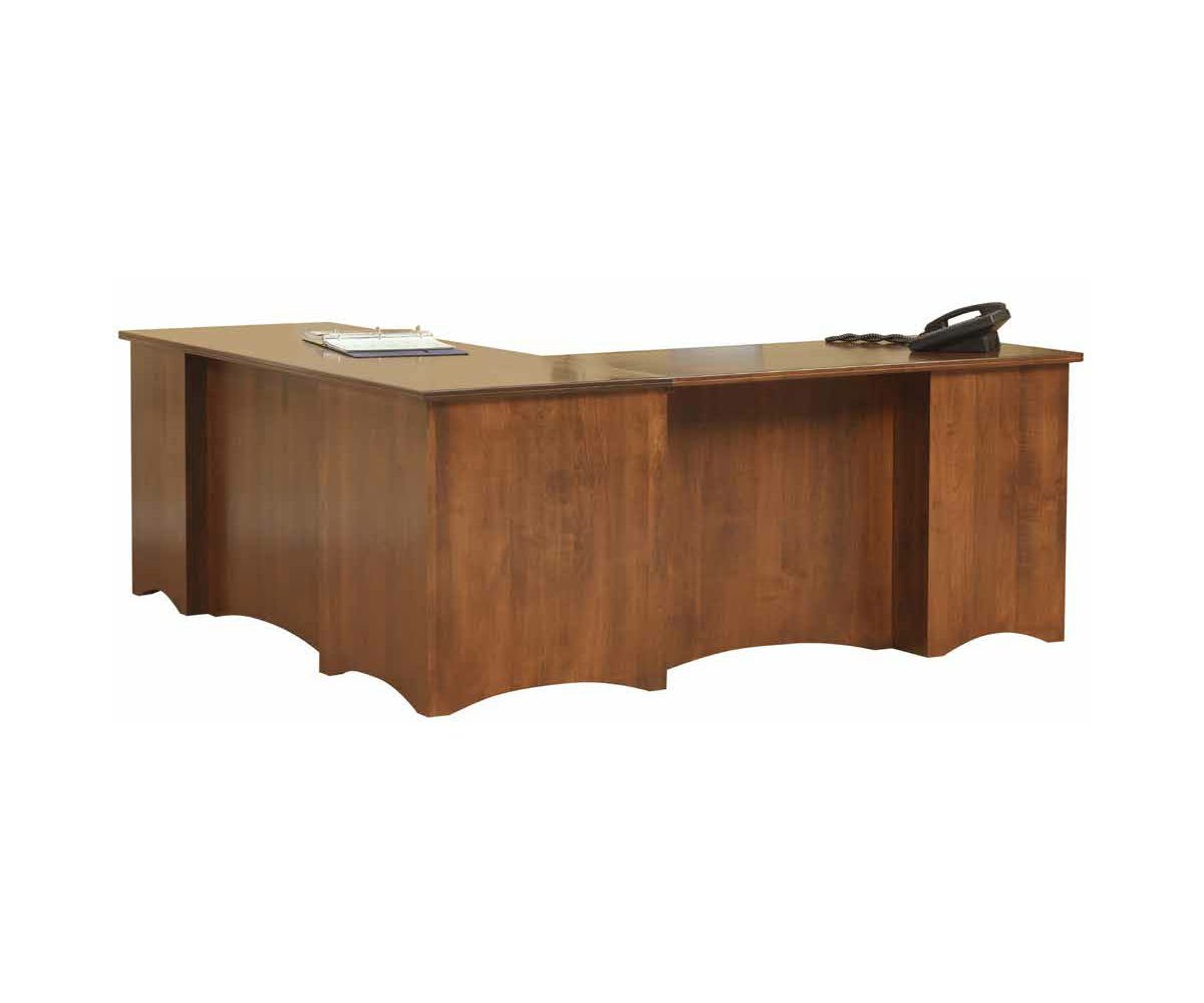Prairie Mission L Desk With Hutch - Image 2