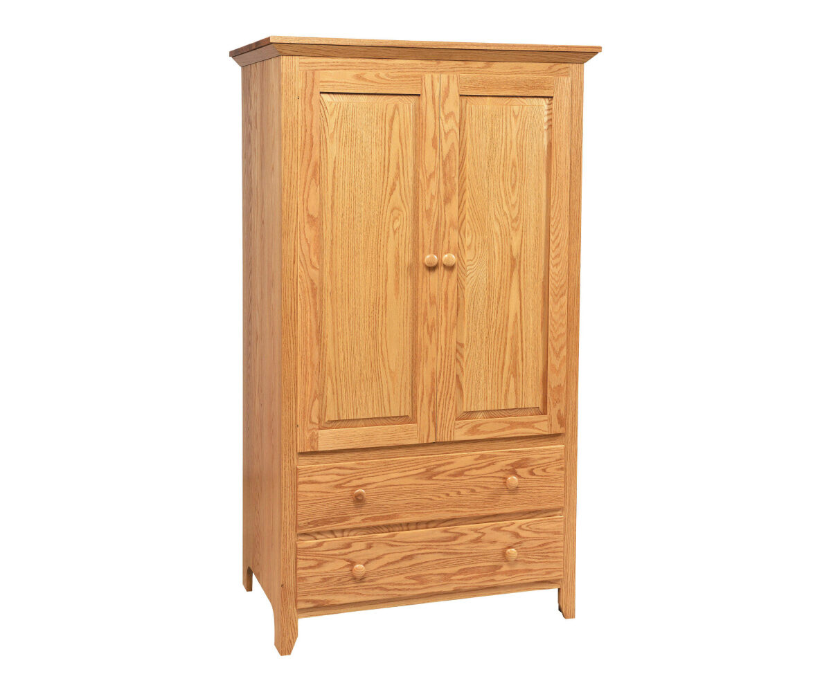 Scenic Shaker 2 Drawer Armoire