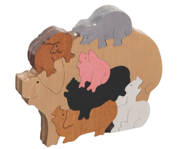 Pile of Pigs Scroll Saw Puzzle