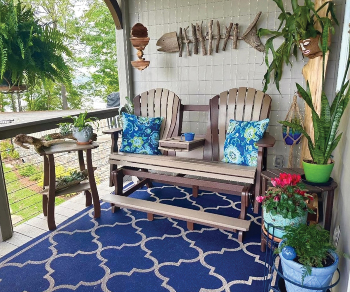 4’ Bentback Counter Height Glider - Image 2