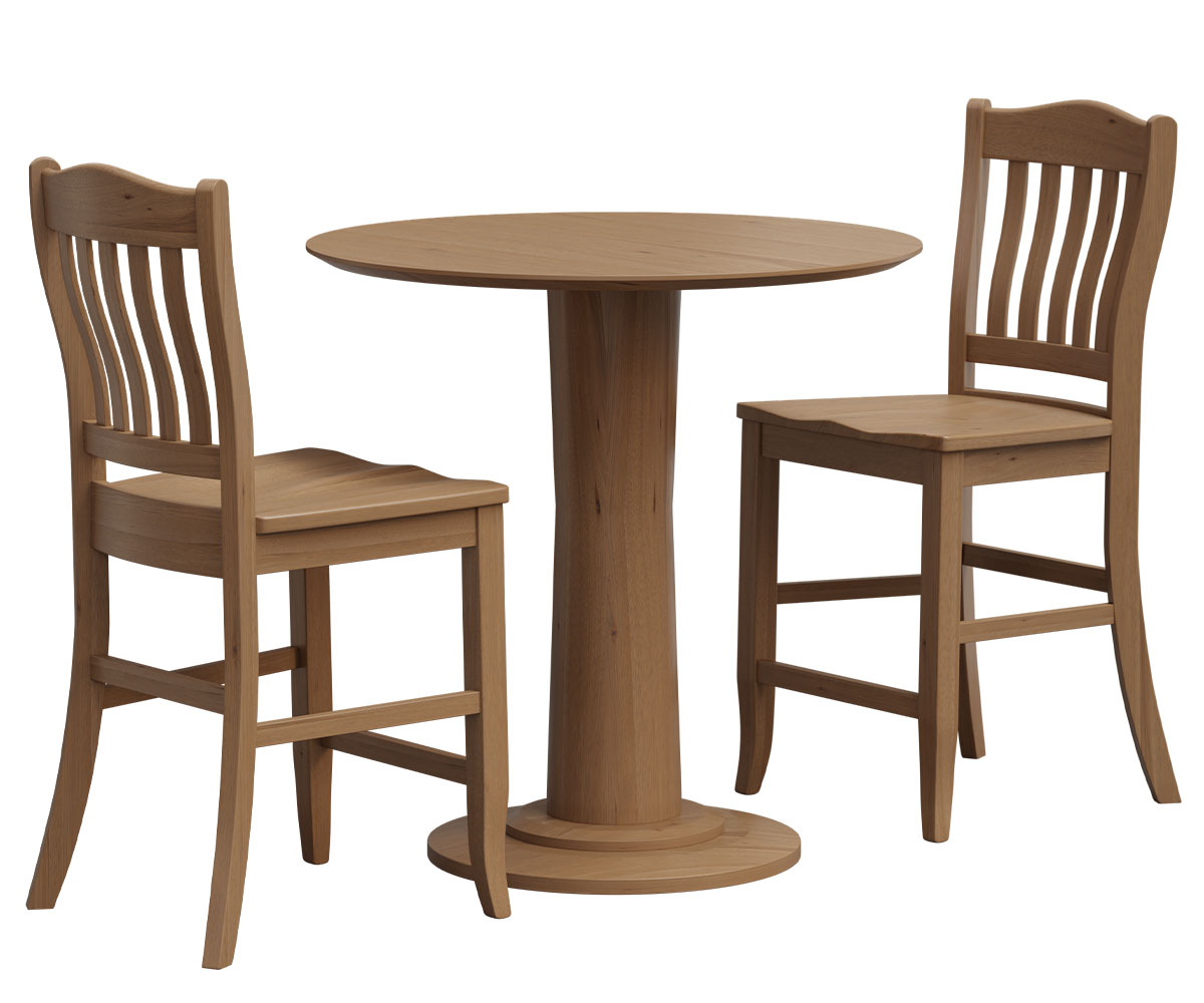 Messner 30" Stationary Bar Chair - Image 2