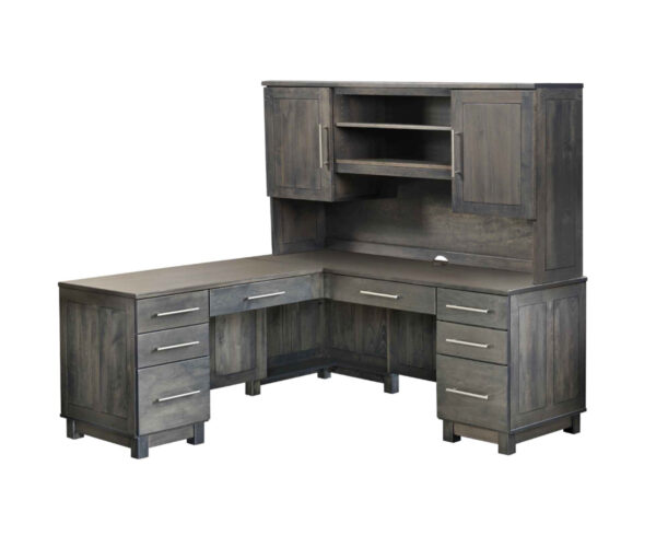 La Salle Urban L-Desk With Hutch