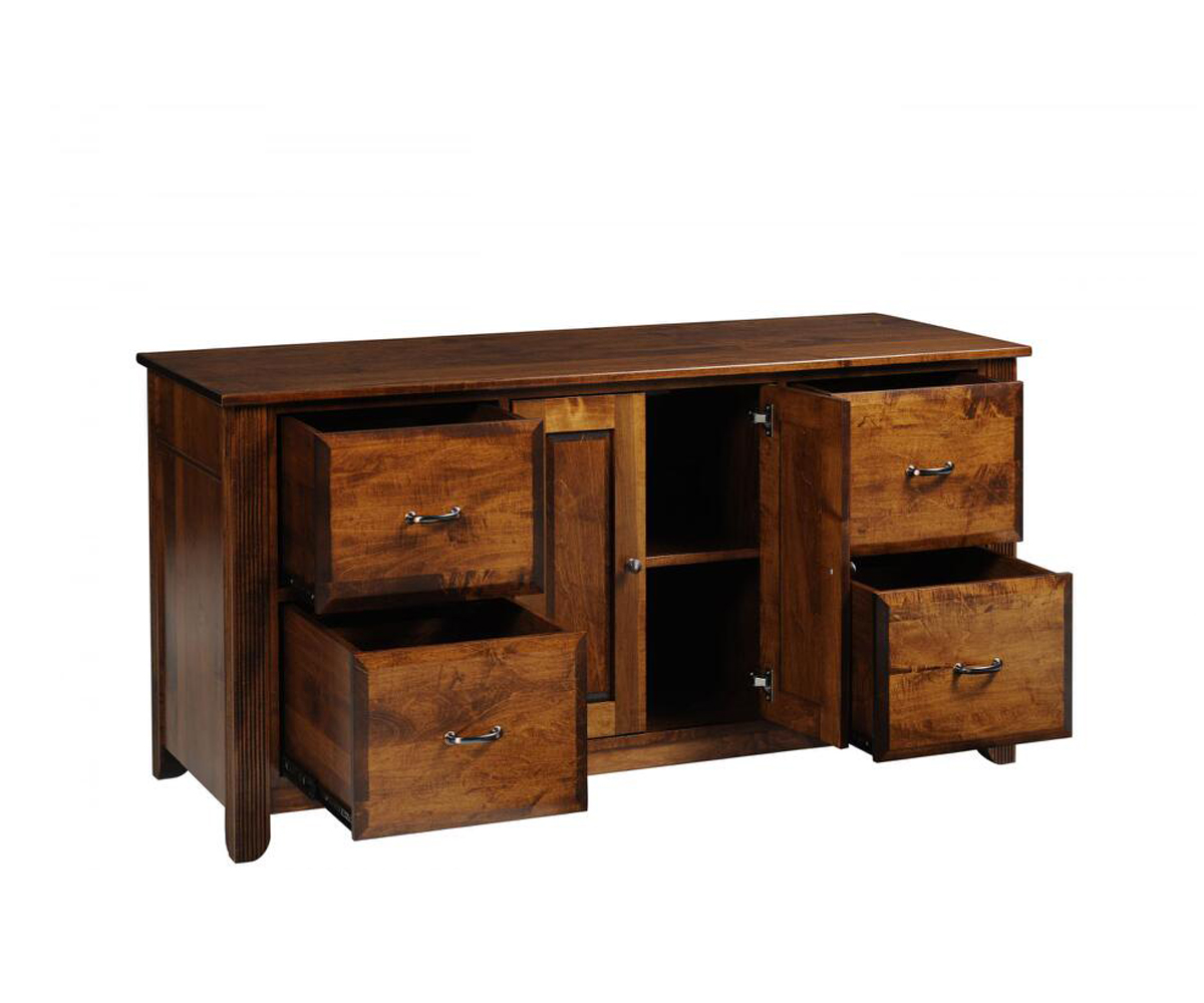 Arlington Modular 60" Credenza With Hutch - Image 2