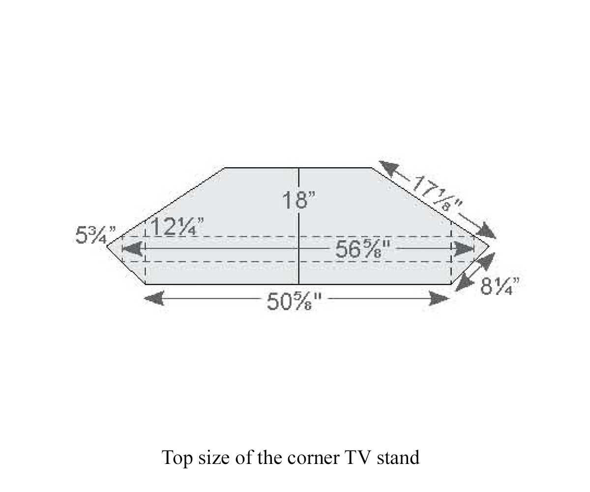 Woodland Shaker Corner TV Console - Image 3