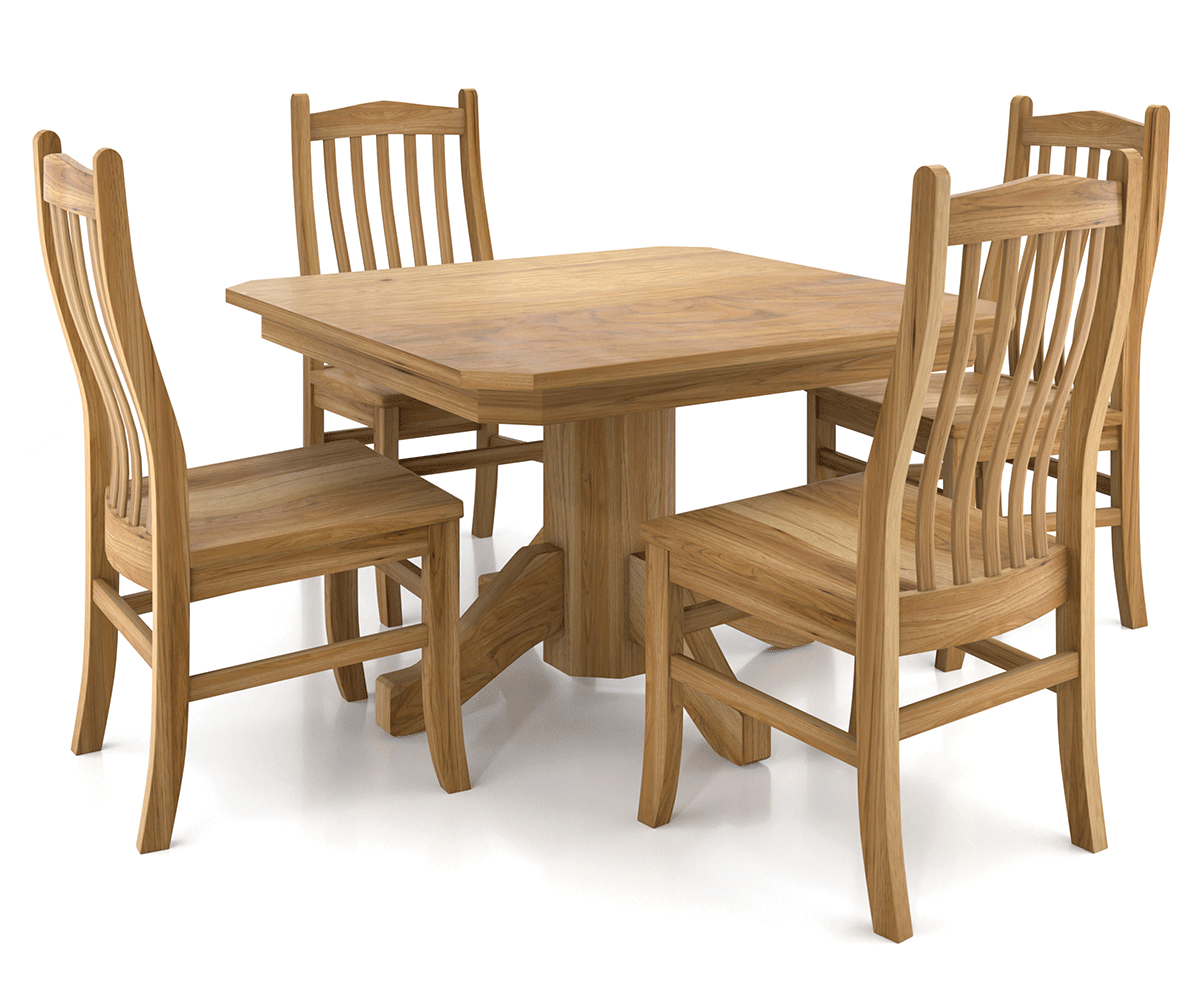 Shaker Single Pedestal Table - Image 2