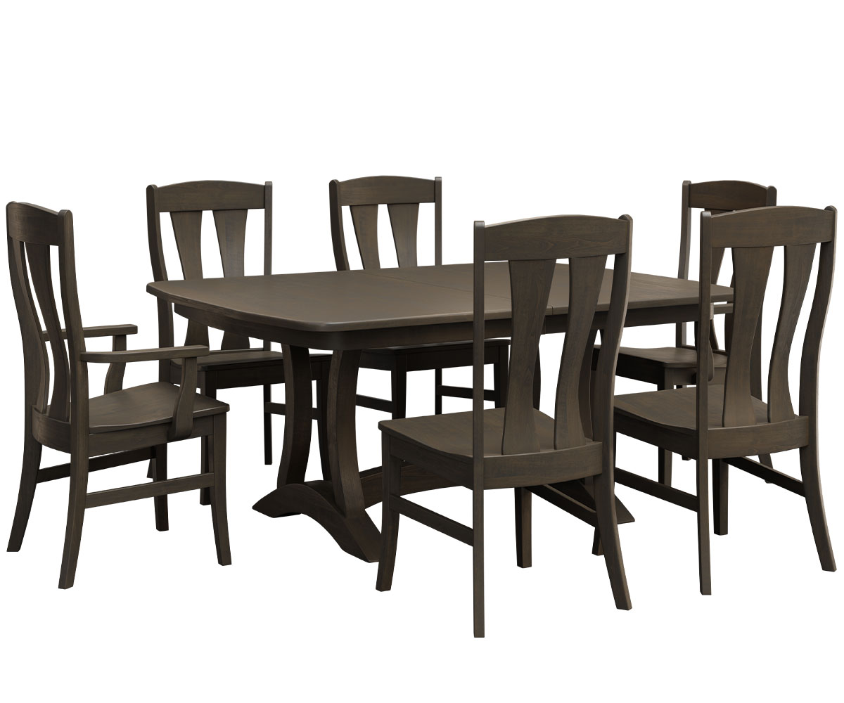 Richfield Double Pedestal Table - Image 4